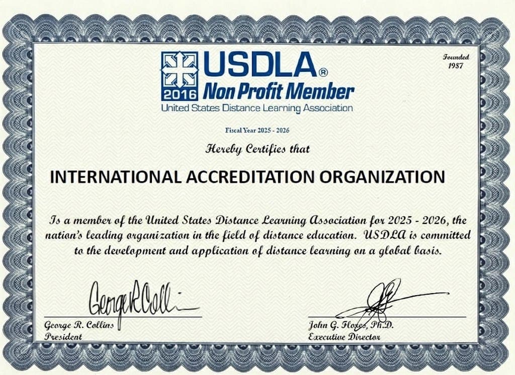 USDLA Non-Profit Member Certificate