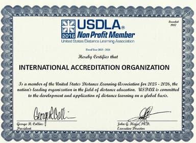 USDLA Non-Profit Member Certificate